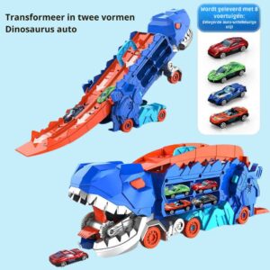 Jurassic Transporter | Ultieme Speelervaring met Raceauto's - Omvormbare Dinosaurus Vrachtwagen